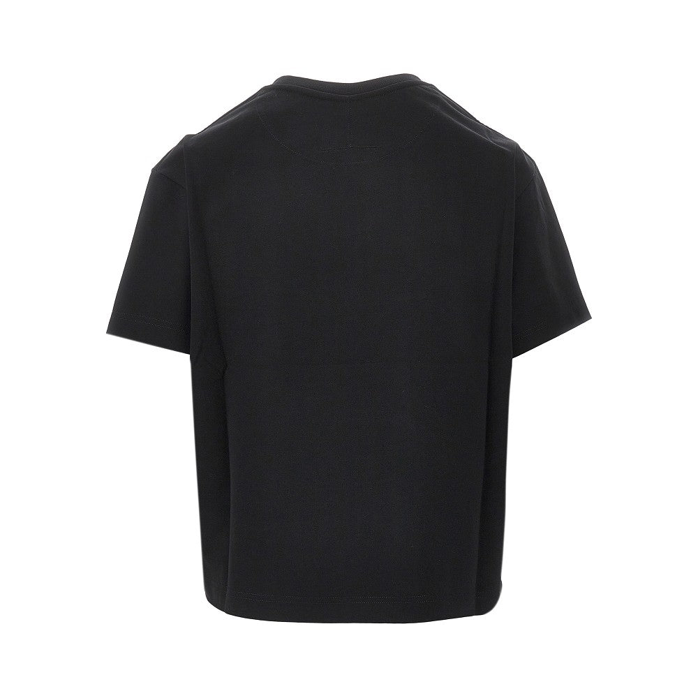 T-shirt con Skull in pizzo