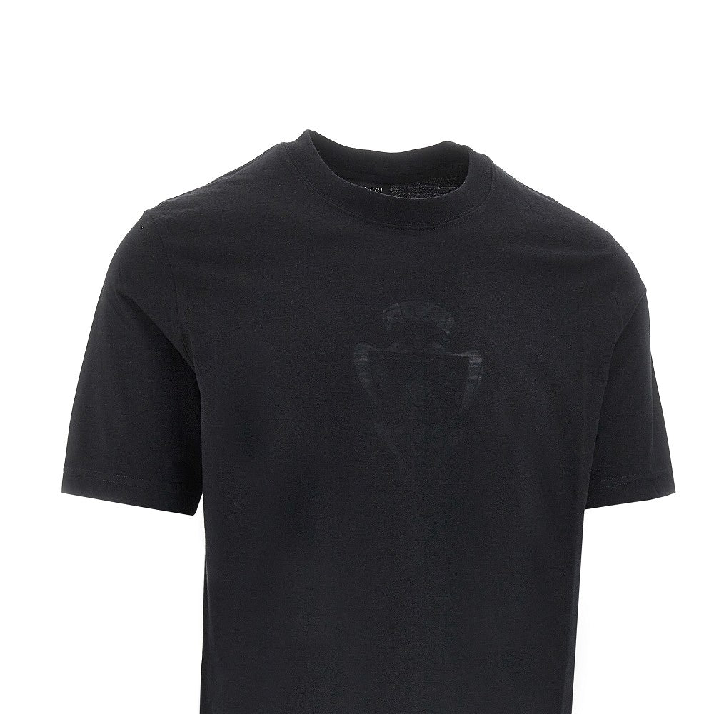 T-shirt con stemma devoré
