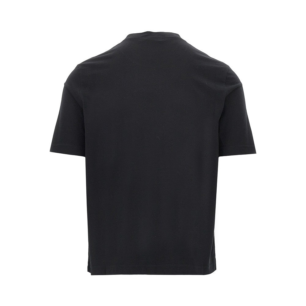 T-shirt con stemma devoré
