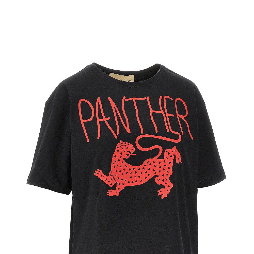 T-shirt con stampa Panther