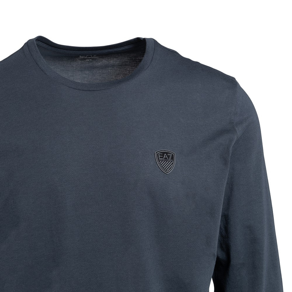Blue t-shirt with logo