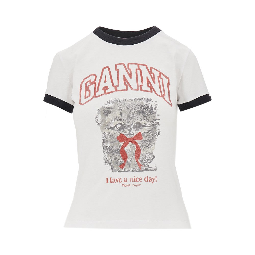 T-shirt con stampa Kitty