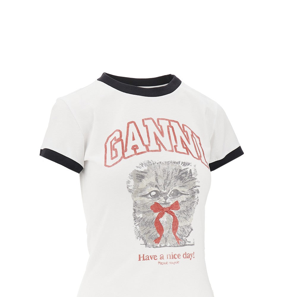 T-shirt con stampa Kitty