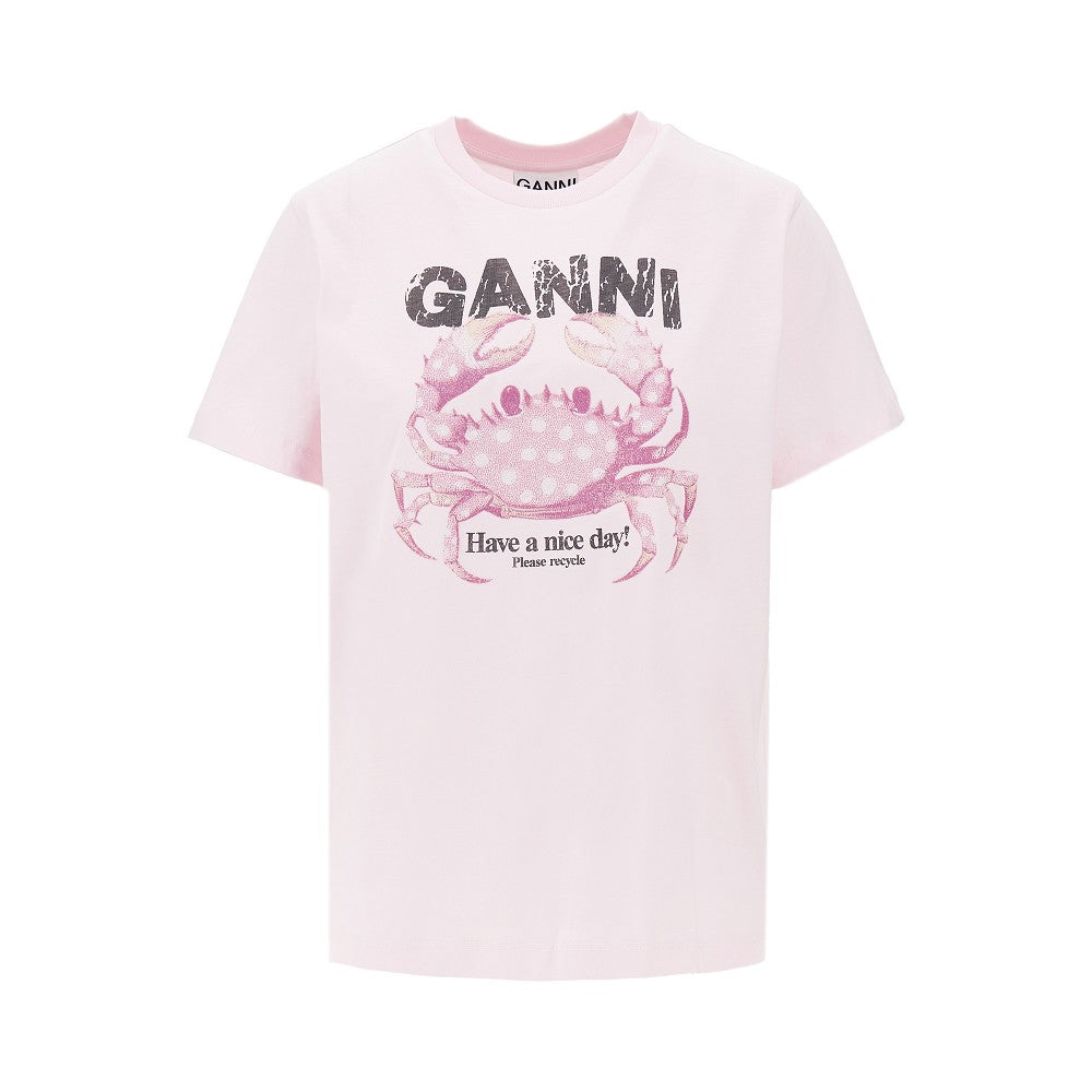 Jersey T-shirt with 'Crab' print