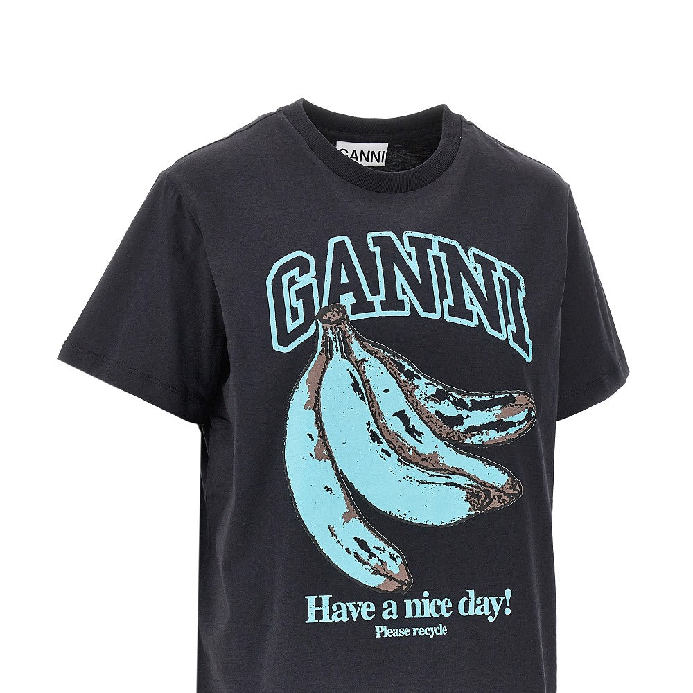 Jersey T-shirt with 'Banana' print