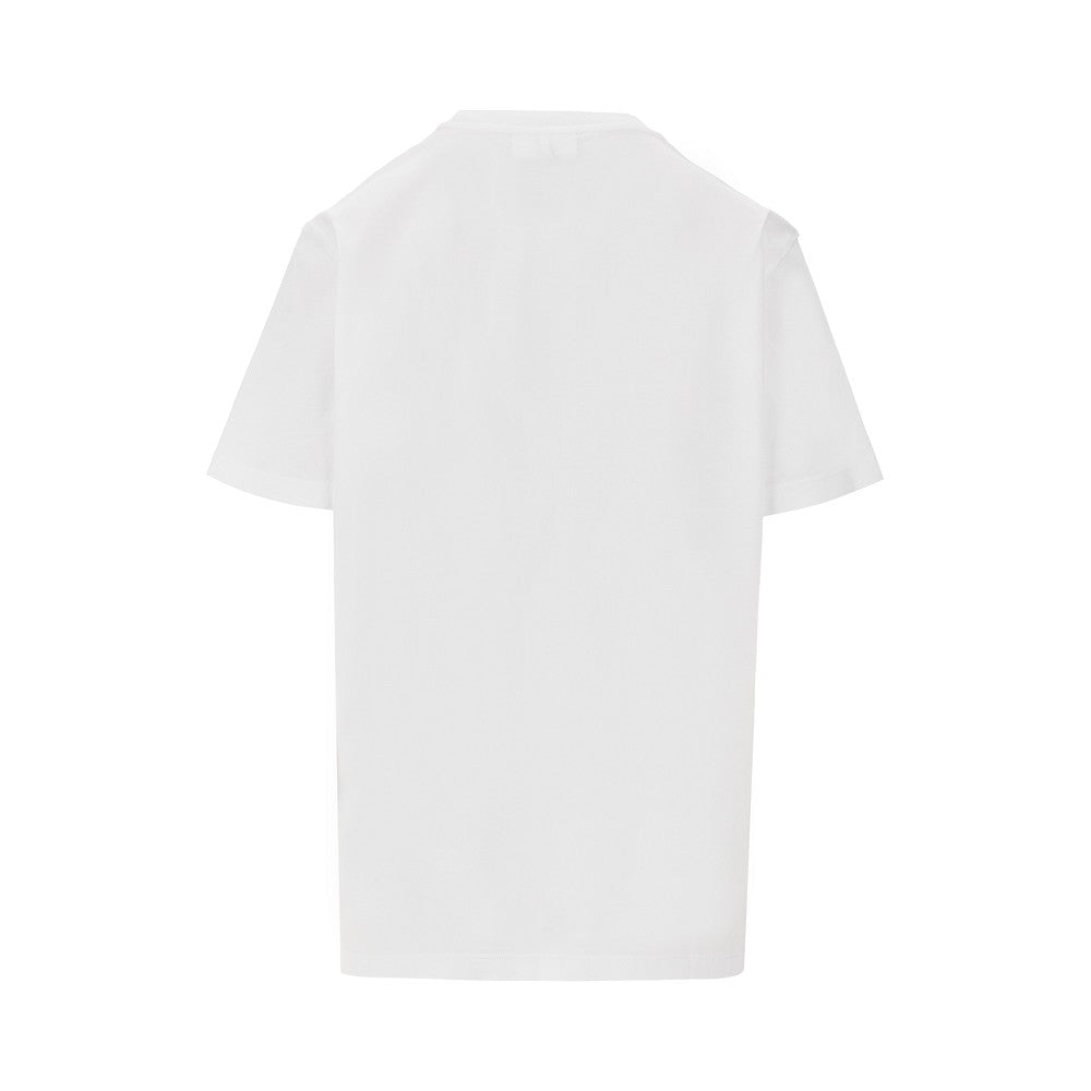 Cotton T-shirt with 'Strawberry' print