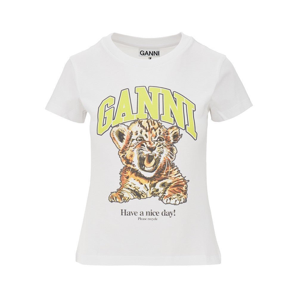 T-shirt in jersey con stampa 'Tiger'