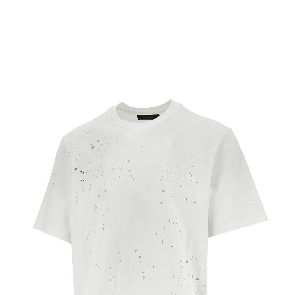 'MA Shotgun' embroidered T-shirt