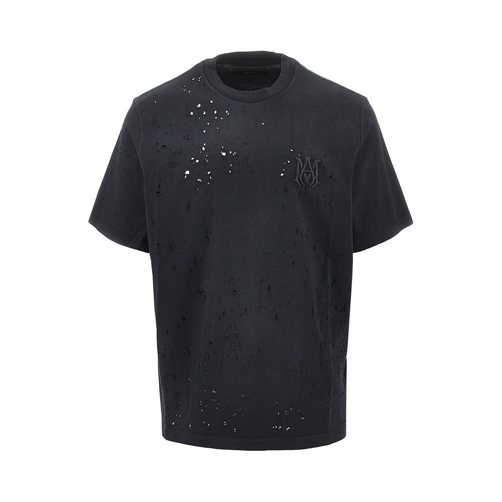 'MA Shotgun' embroidered T-shirt
