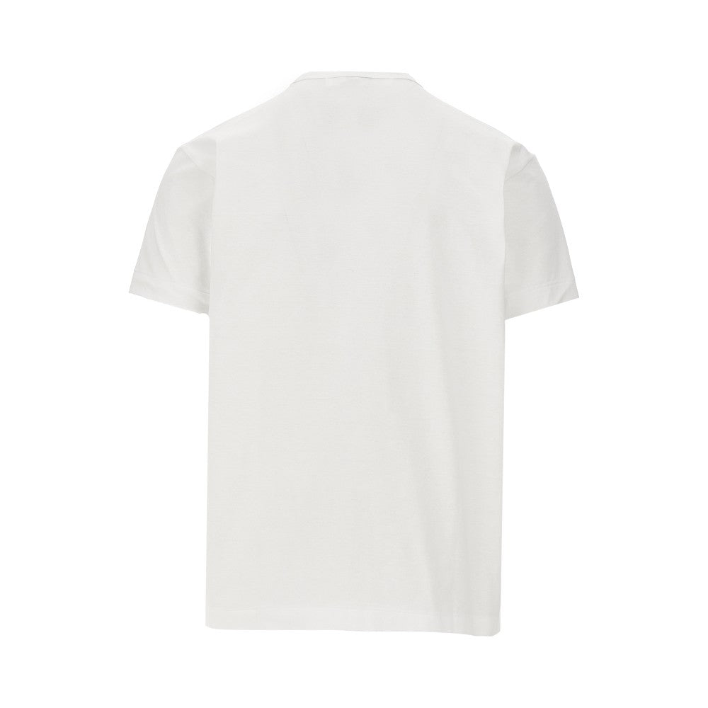 T-shirt con patch cuore