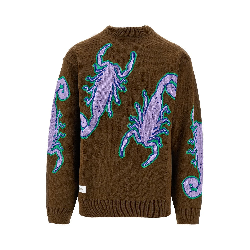 &#39;Scorpion&#39; jacquard sweater