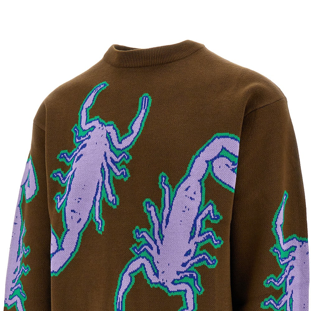 &#39;Scorpion&#39; jacquard sweater