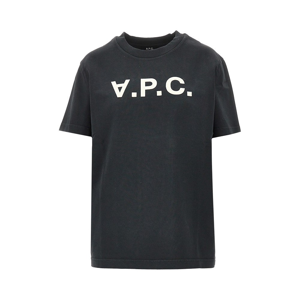Flocked logo T-shirt