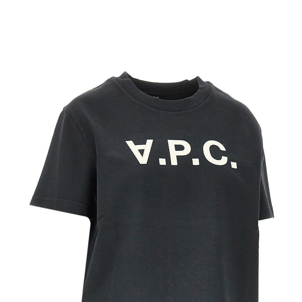 Flocked logo T-shirt