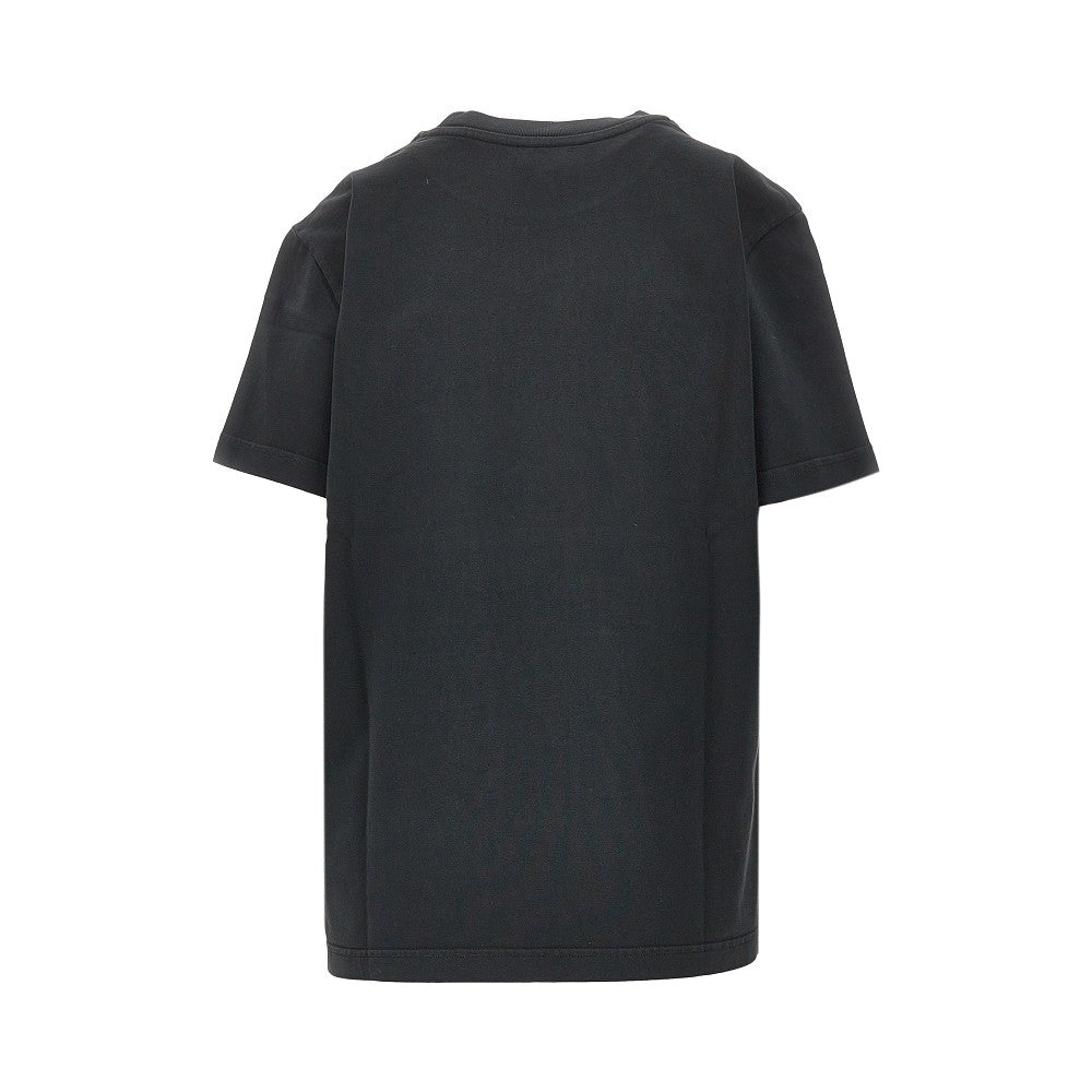 Flocked logo T-shirt