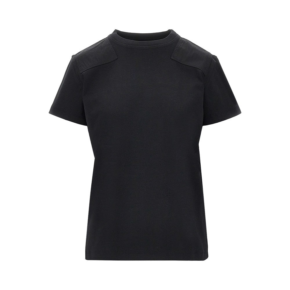 T-shirt in lyocell e cotone con patch
