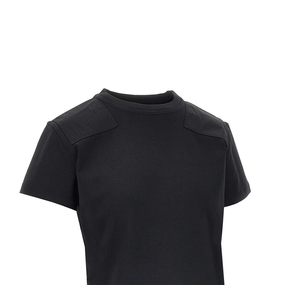 T-shirt in lyocell e cotone con patch