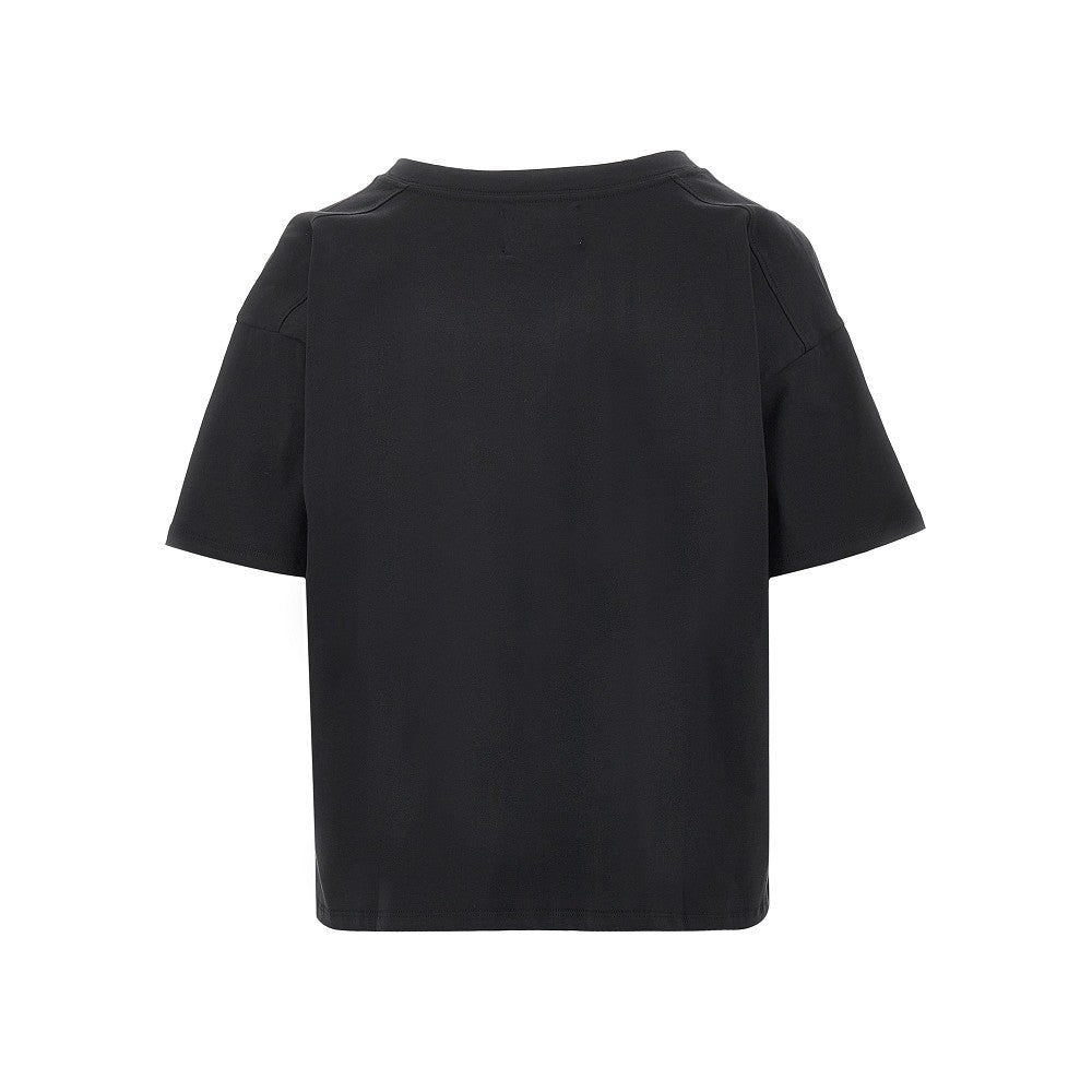 T-shirt con scollo a V 'FAAA LDS'
