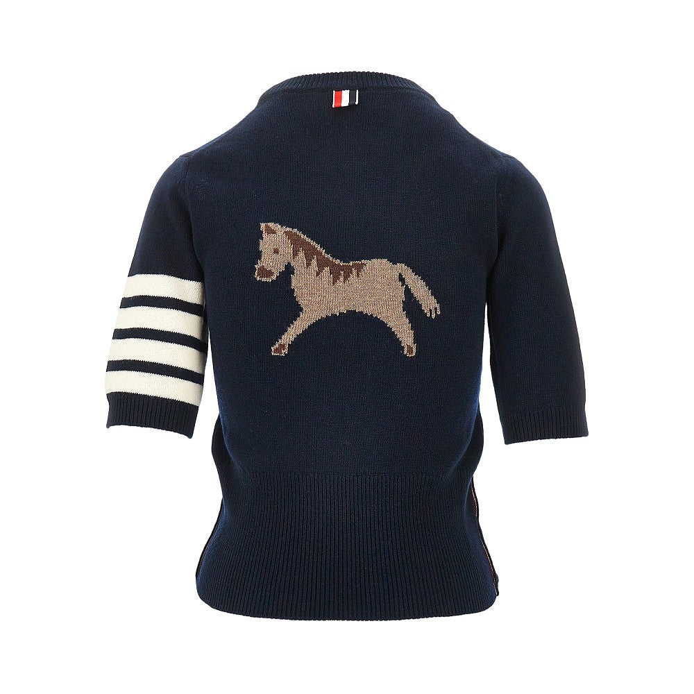 Lunar New Year intarsia wool sweater