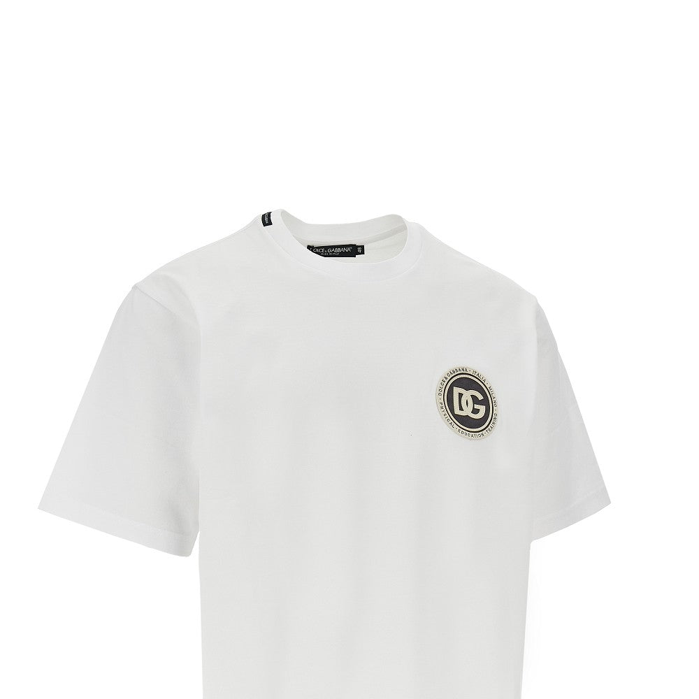 T-shirt con patch logo