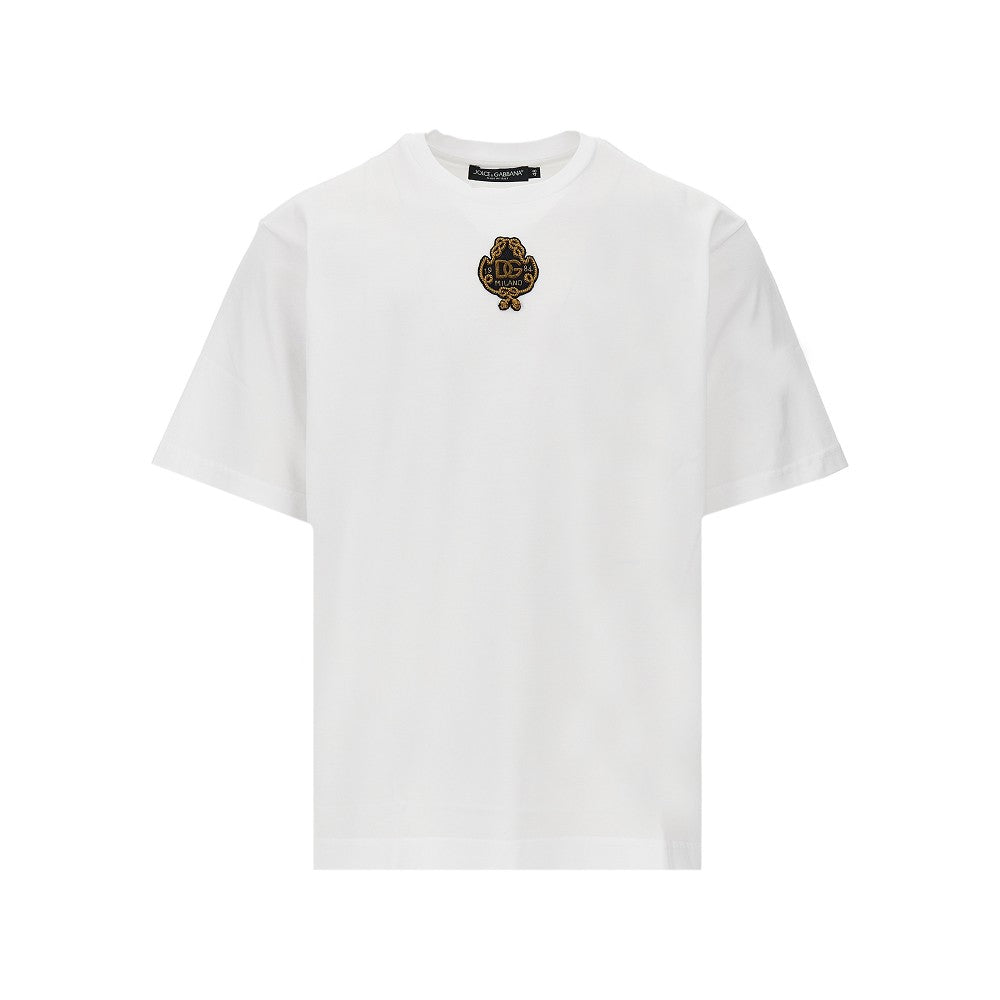 T-shirt Boxy con patch ricamato