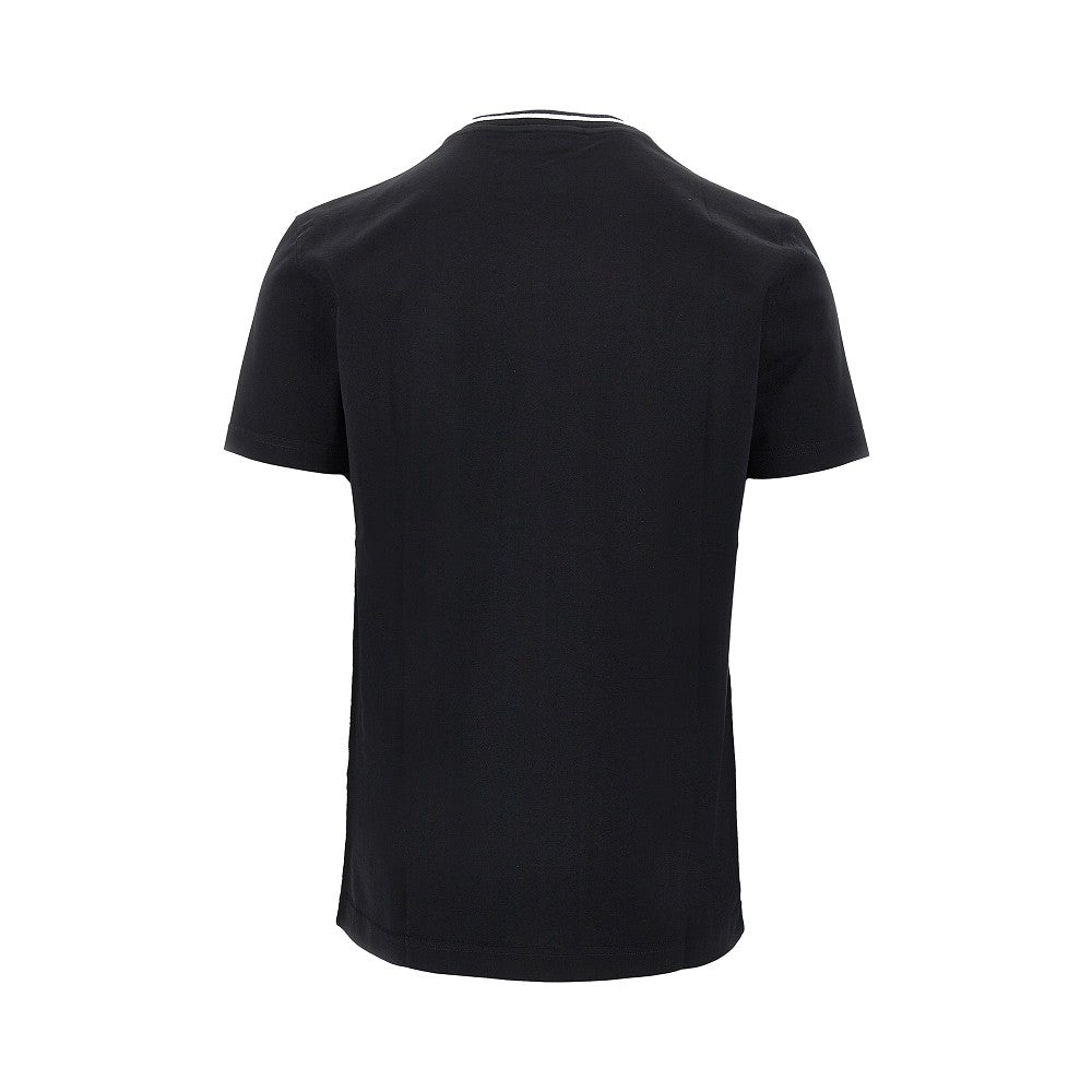 T-shirt with pocket and logo patch