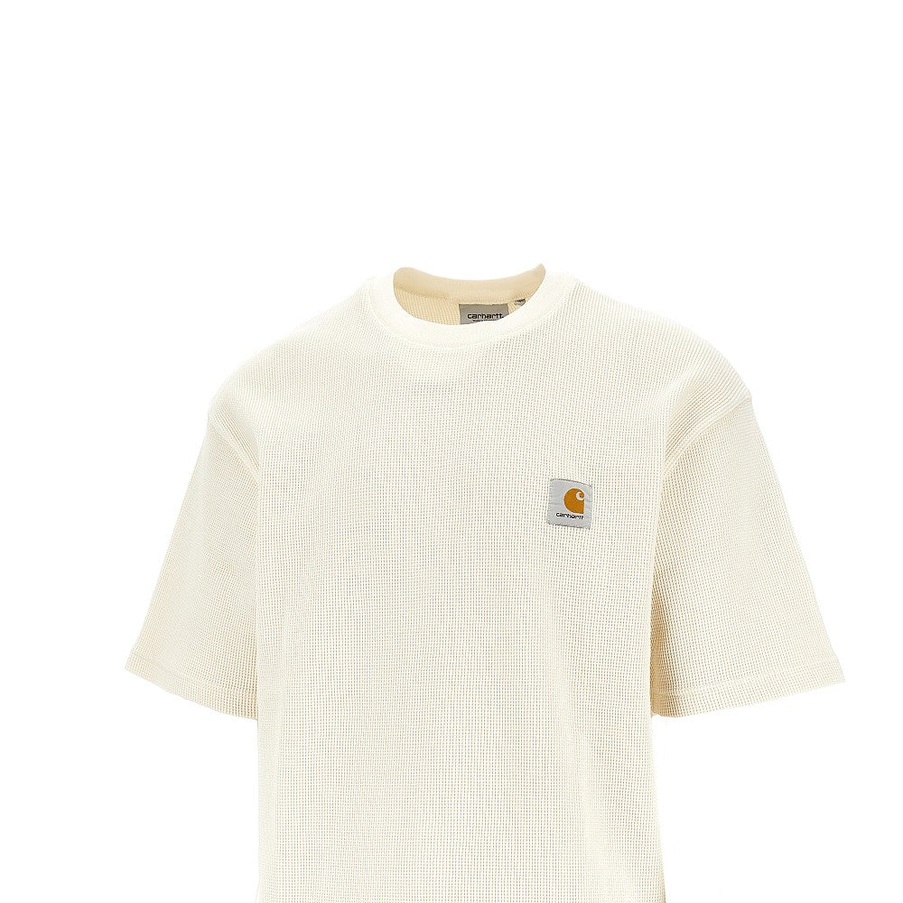 'Nelson' waffle jersey T-shirt