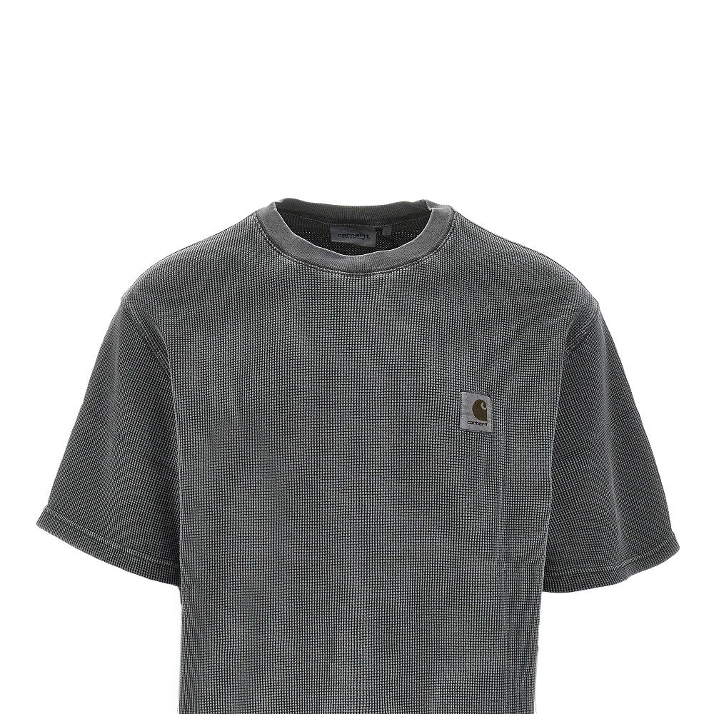 'Nelson' waffle jersey T-shirt