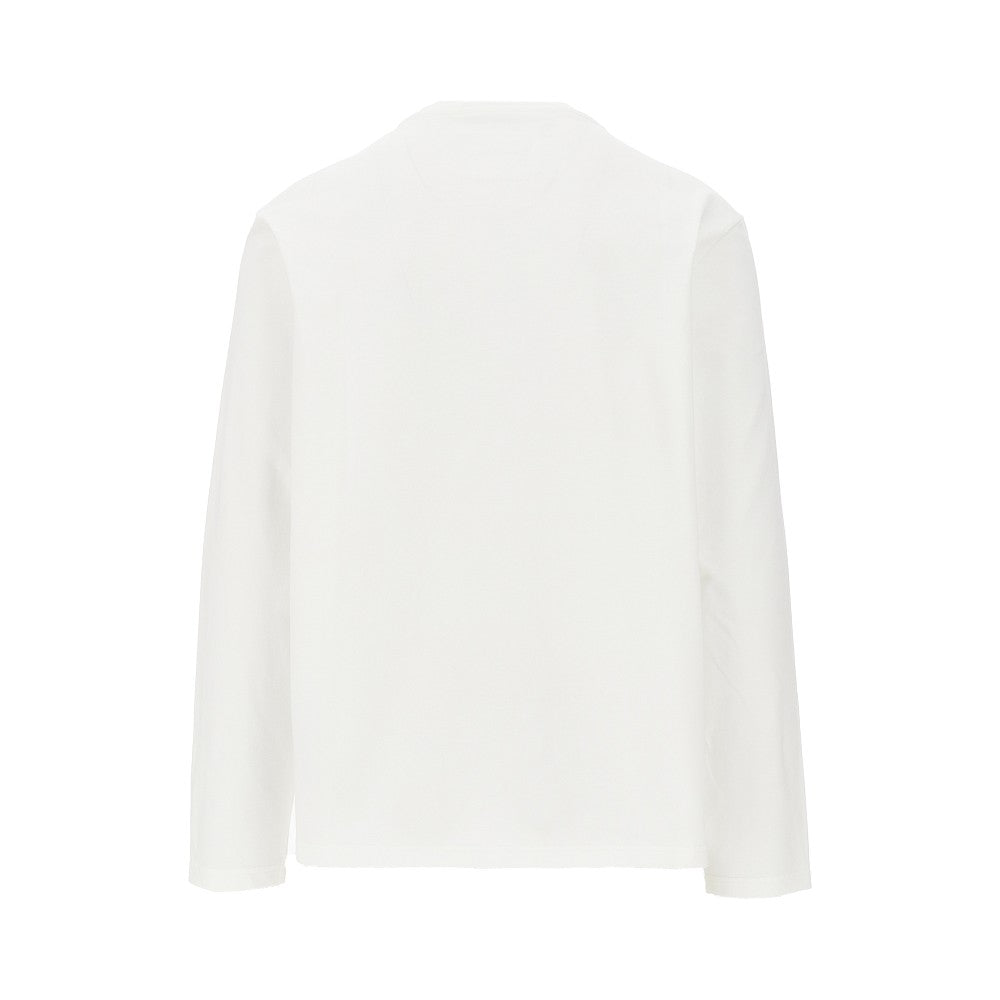 T-shirt in cotone con stampa logo