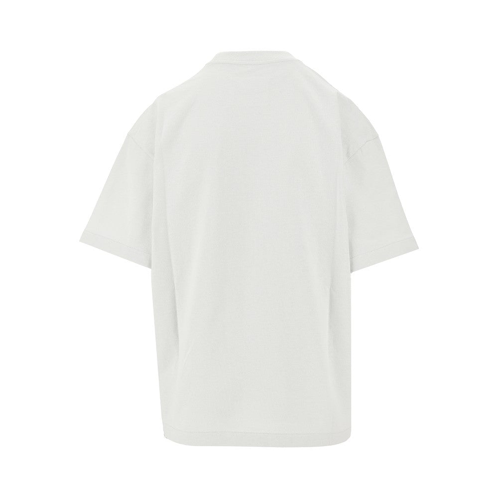 T-shirt oversize con stampa logo