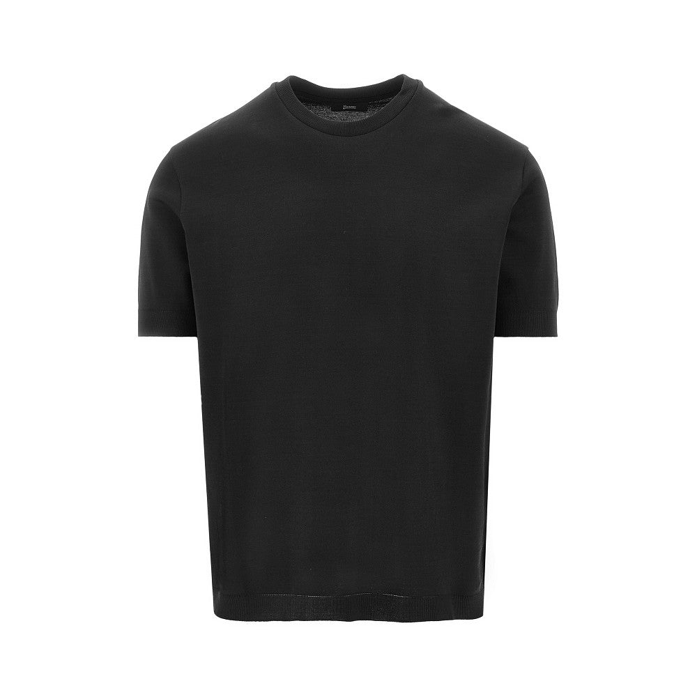 Knit effect jersey T-shirt
