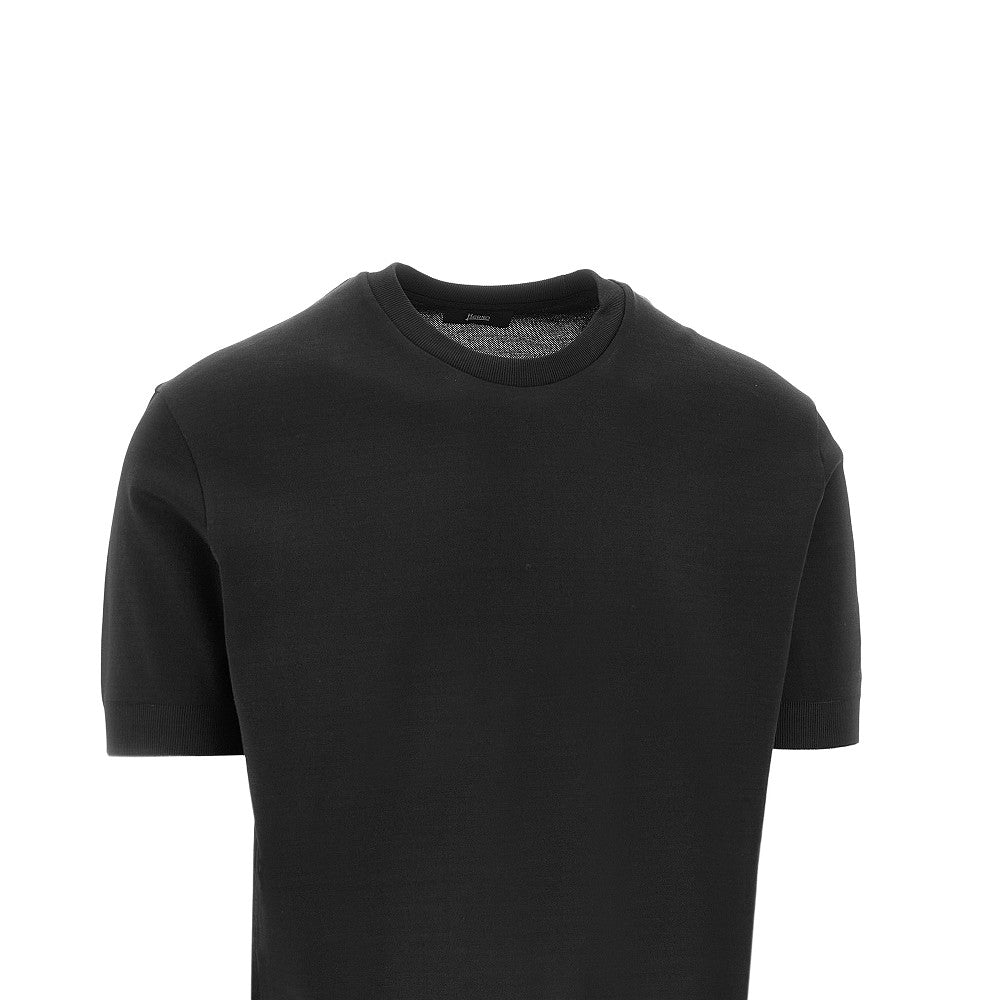 Knit effect jersey T-shirt
