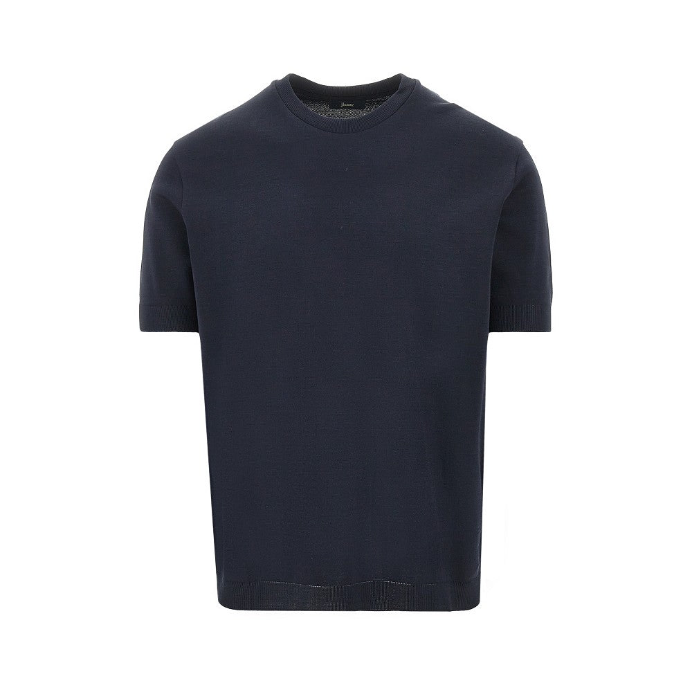 T-shirt in jersey knit effect