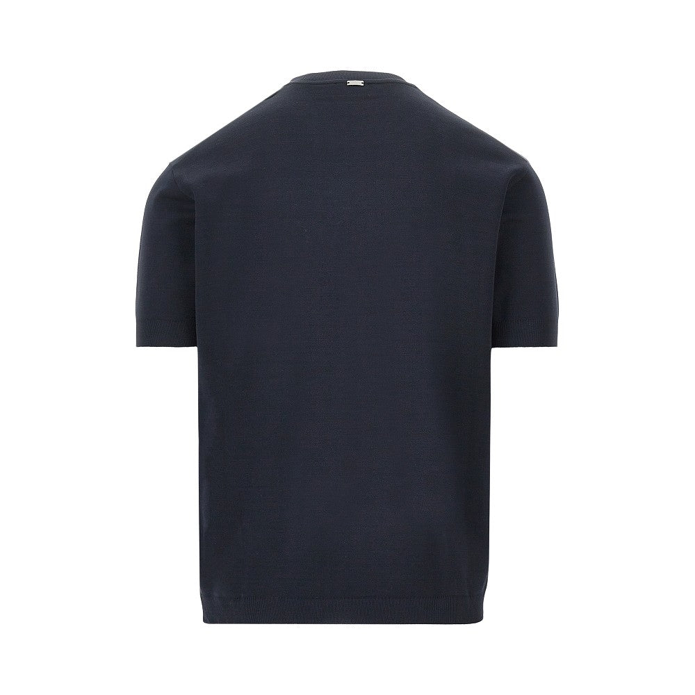T-shirt in jersey knit effect