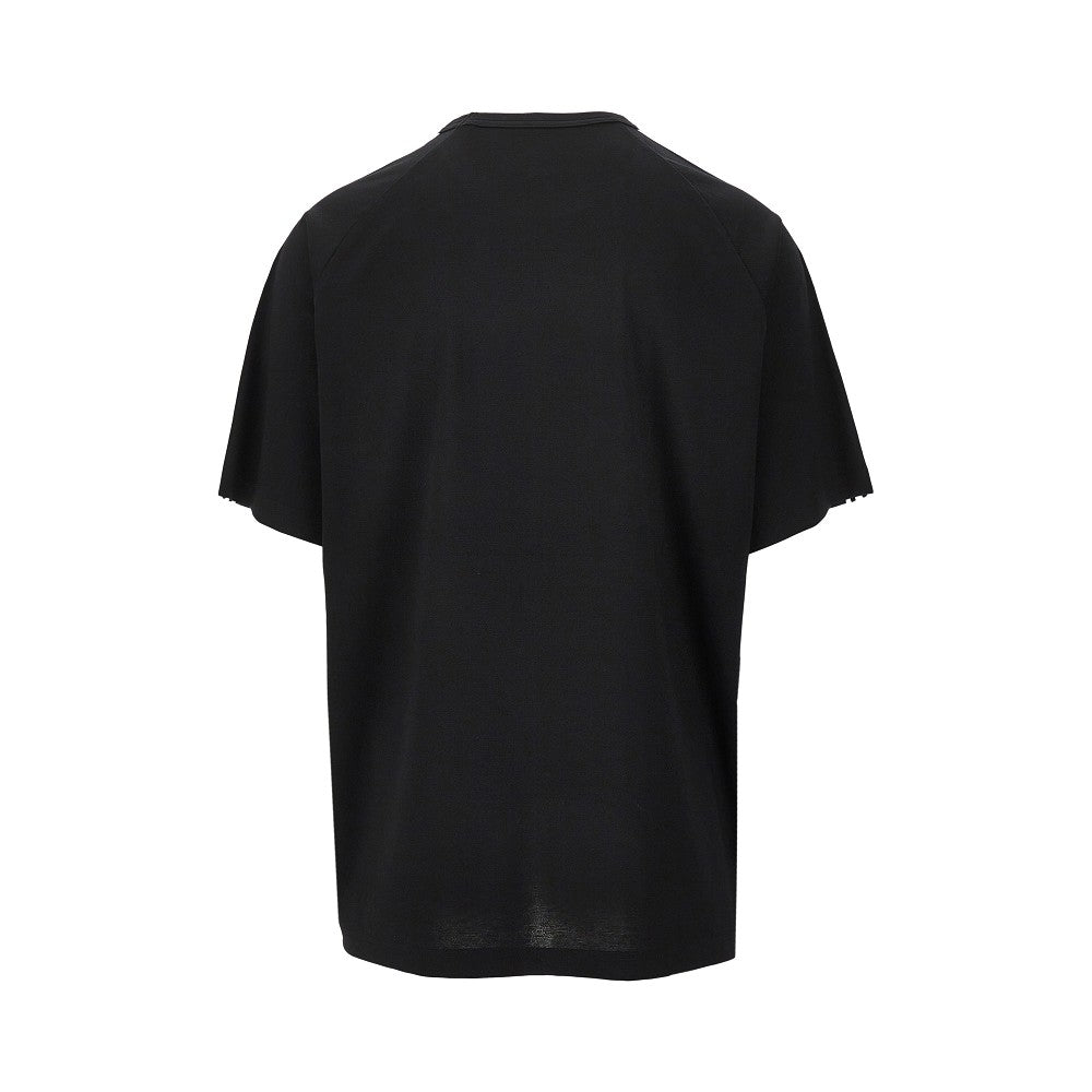 T-shirt in jersey di misto lana