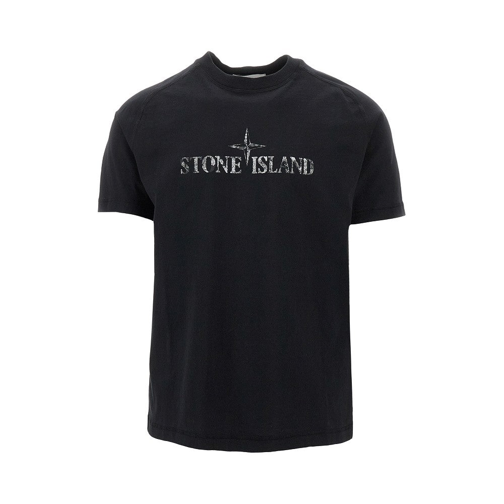 Logo print organic cotton T-shirt
