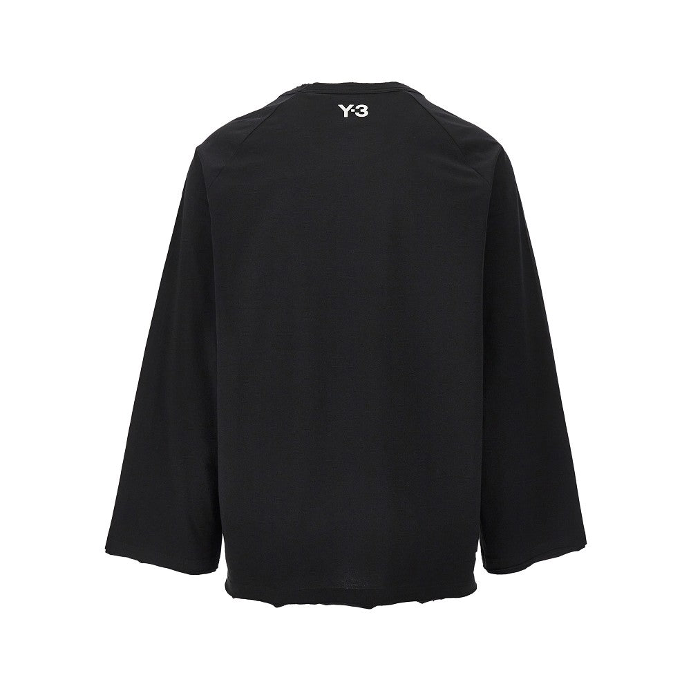 T-shirt con 3 Stripes a taglio vivo