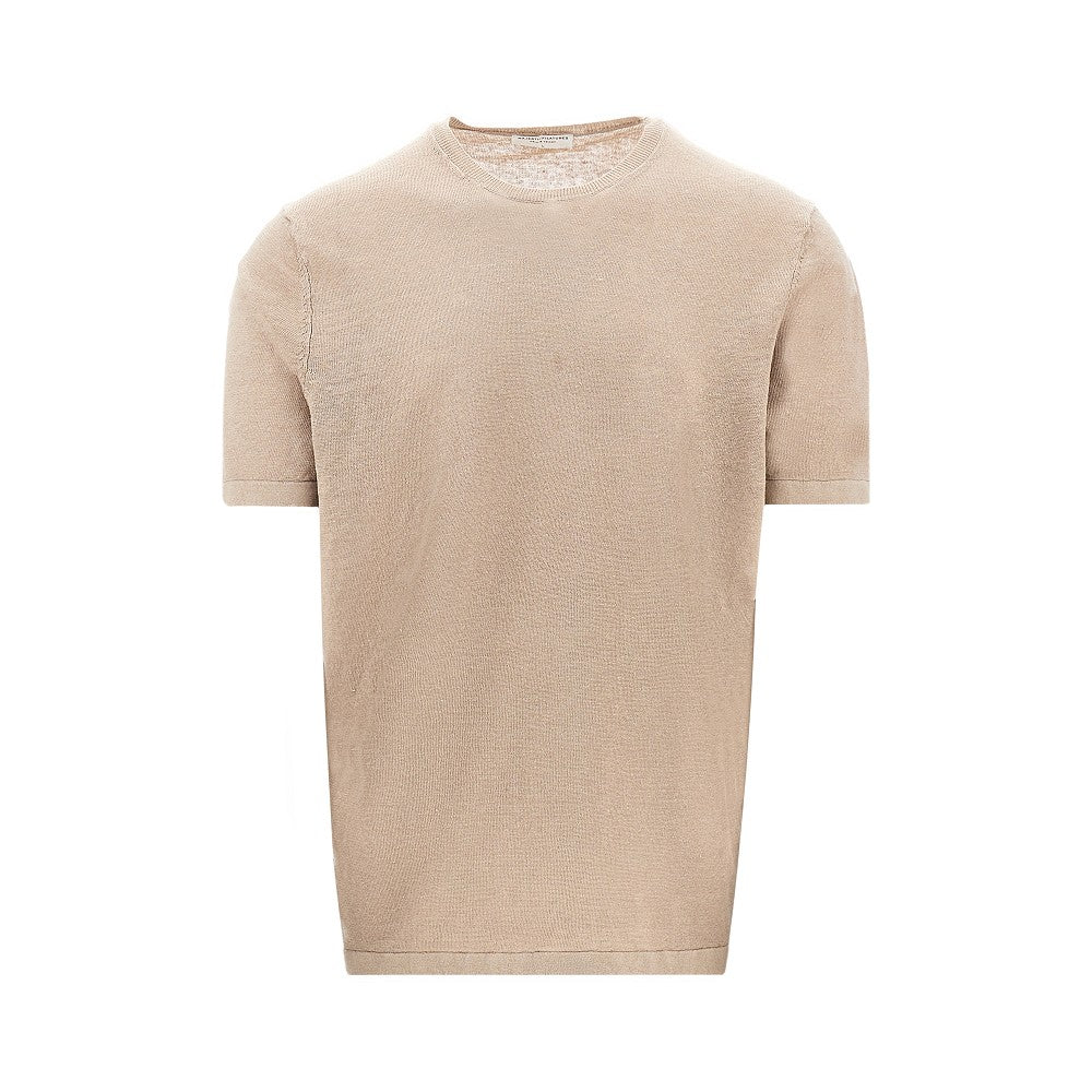 T-shirt in maglia di lino