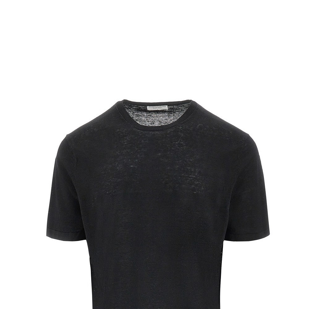 T-shirt in maglia di lino