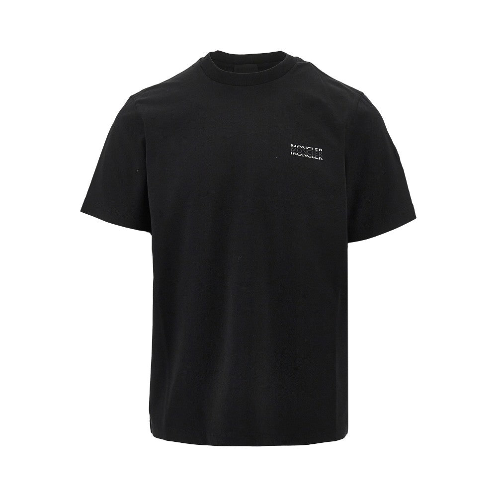 T-shirt in jersey con stampa logo