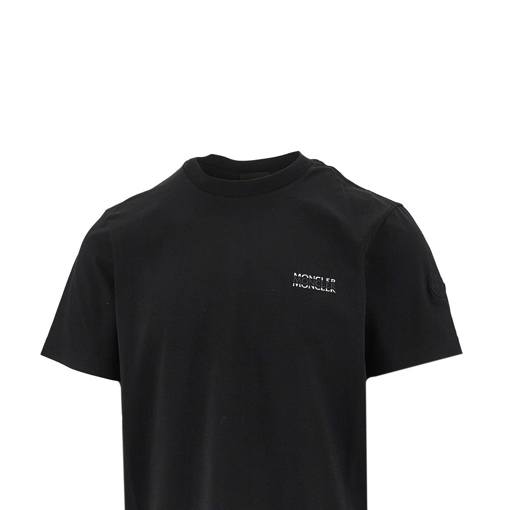 T-shirt in jersey con stampa logo