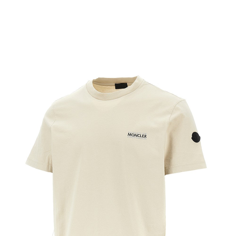 Chest logo print jersey T-shirt