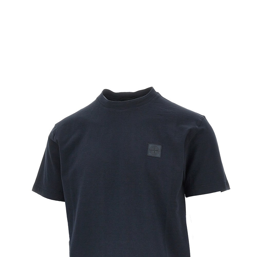 T-shirt con patch logo Compass