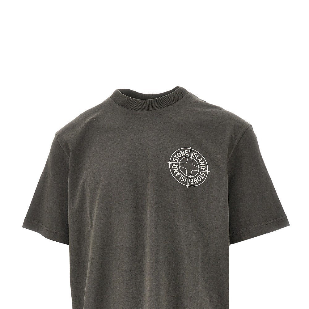 ‘Outline Compass’ print T-shirt