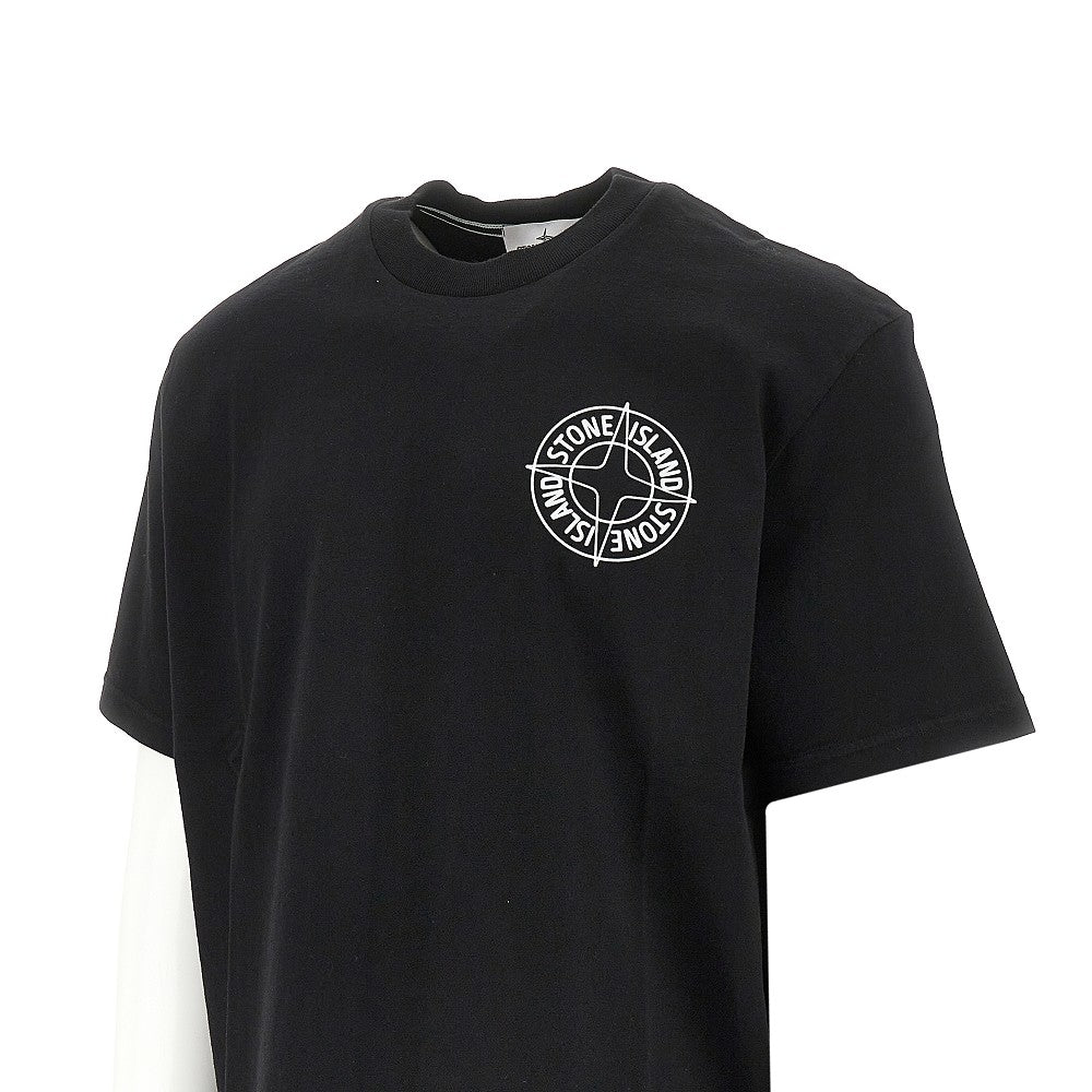 T-shirt con stampa ‘Outline Compass’