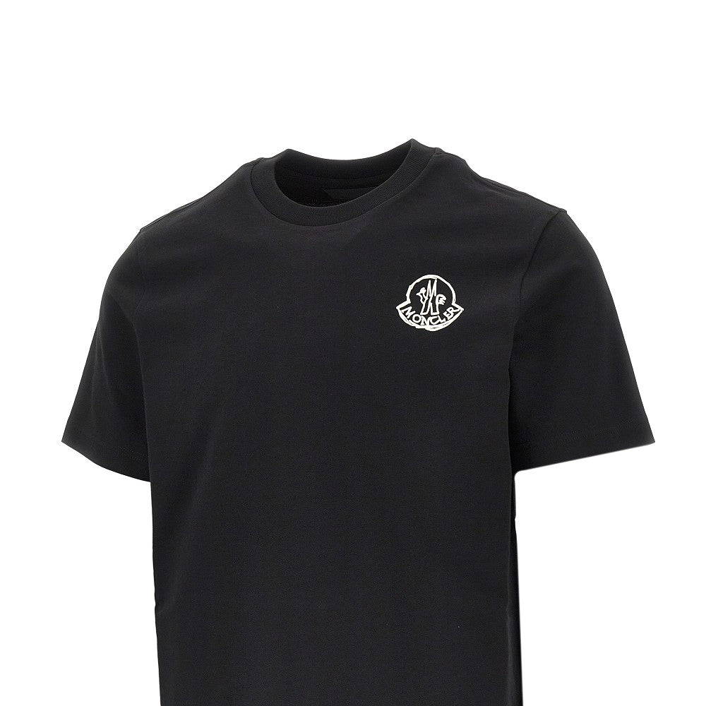 T-shirt con stampa logo sul petto