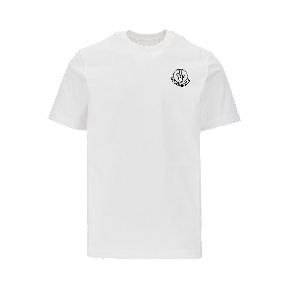 T-shirt con stampa logo sul petto