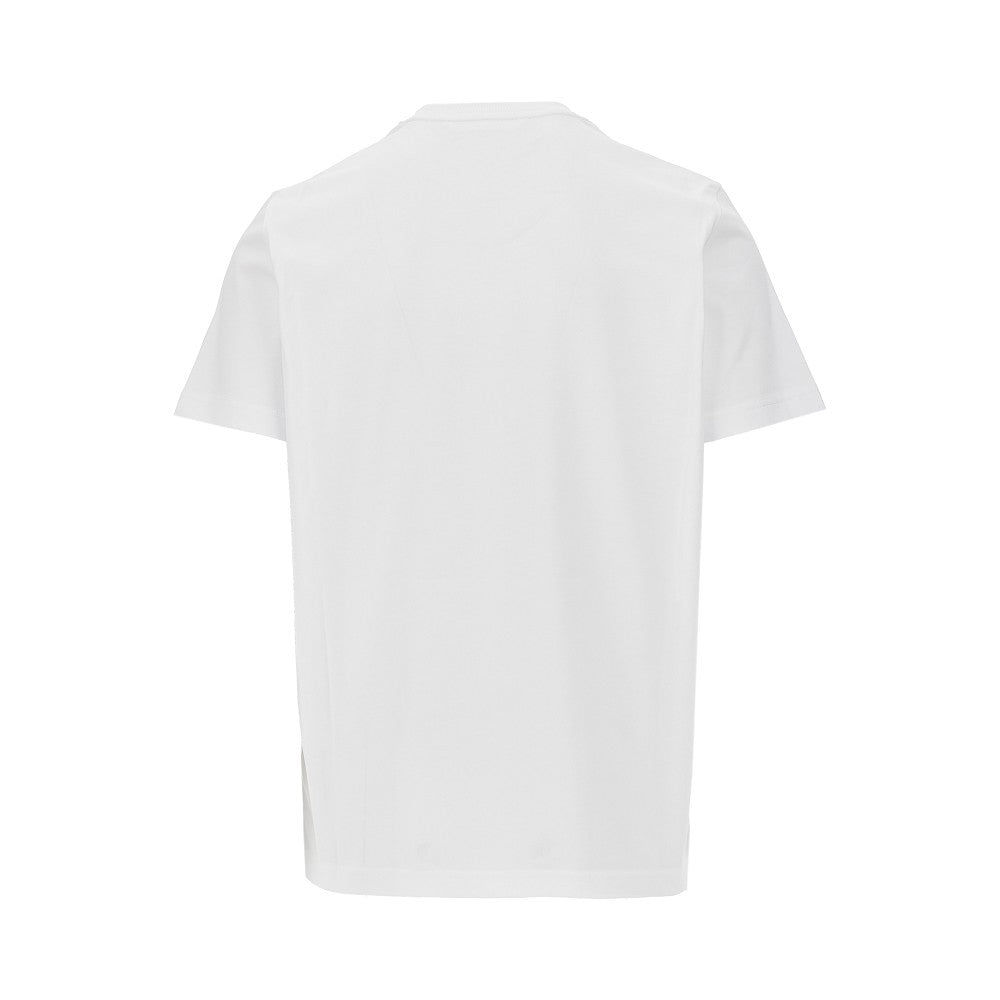 T-shirt con stampa logo sul petto