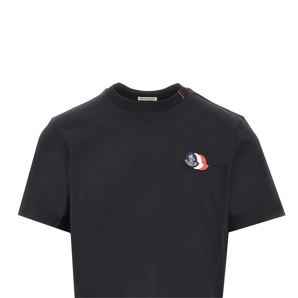 T-shirt con logo tricolore