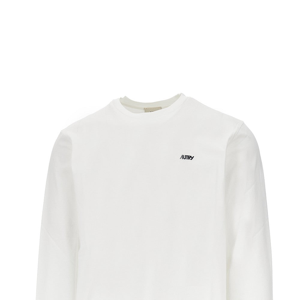 T-shirt con logo ricamato